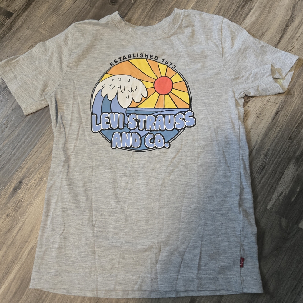 Levi's Kids Light Gray Graphic Tee